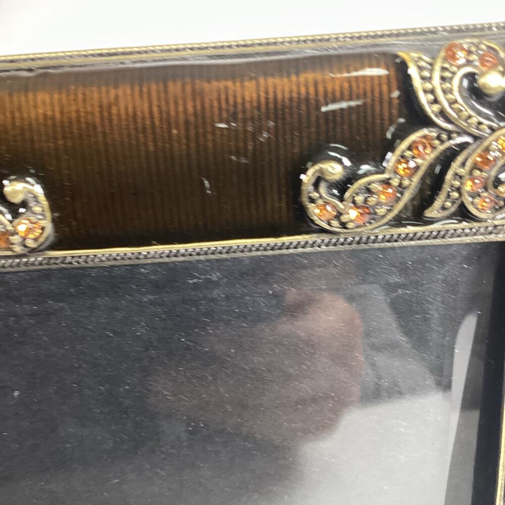 Olivia Riegel Jeweled Picture Photo Frame - Holds 4x6” Picture - Picture 8 of 10
